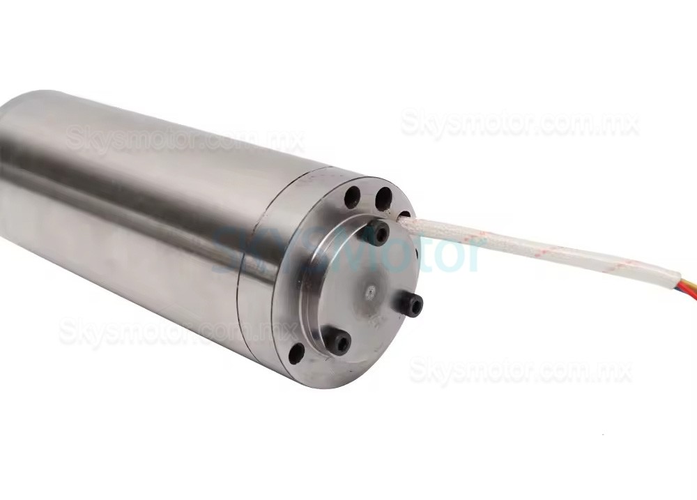 Motor de husillo CNC refrigerado por agua JGD-48-0.3k 75V 0,3 kW 60000rpm pinza ER8 333-10000Hz